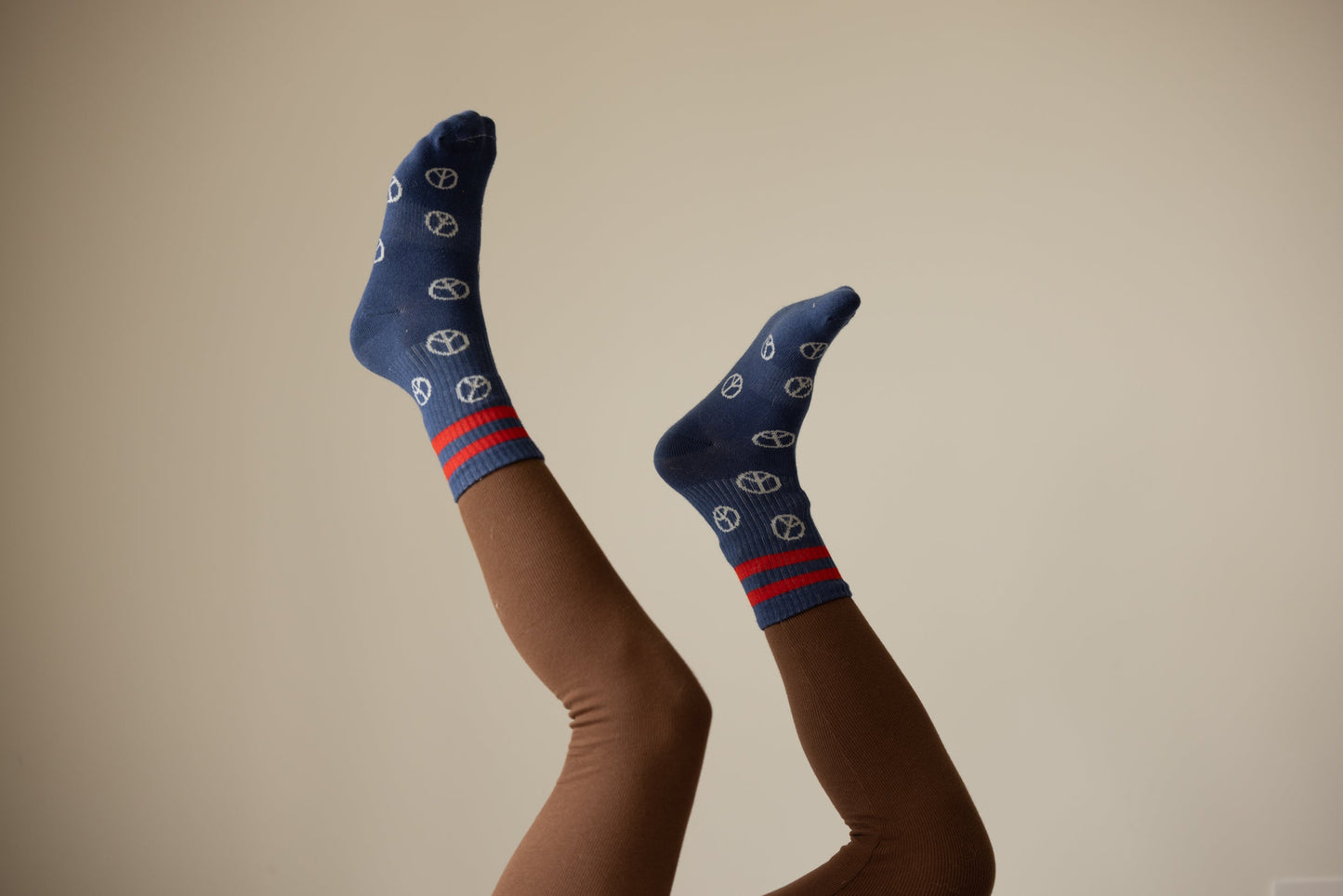 All Over Peace Retro Tube Socks