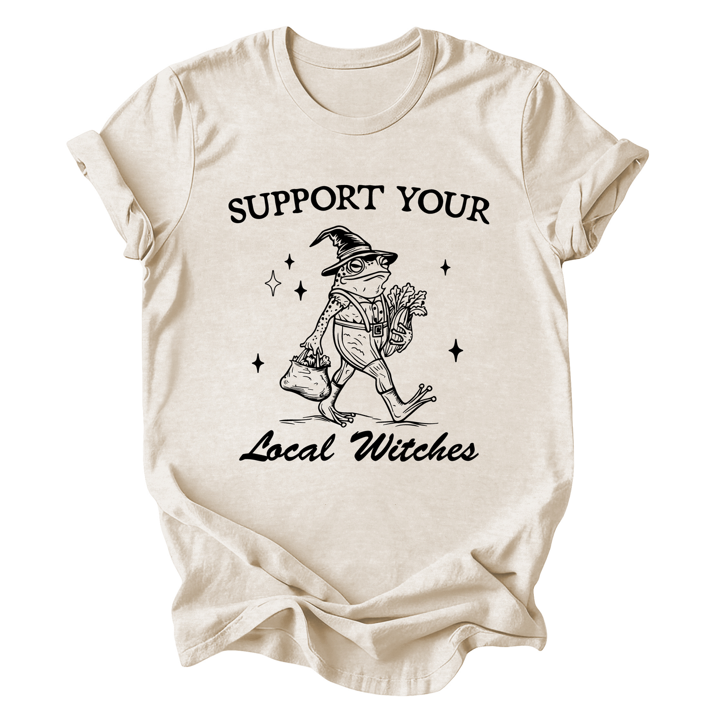 Support Your Local Witches, Frog, Halloween, Witchy, Spooky Tshirt
