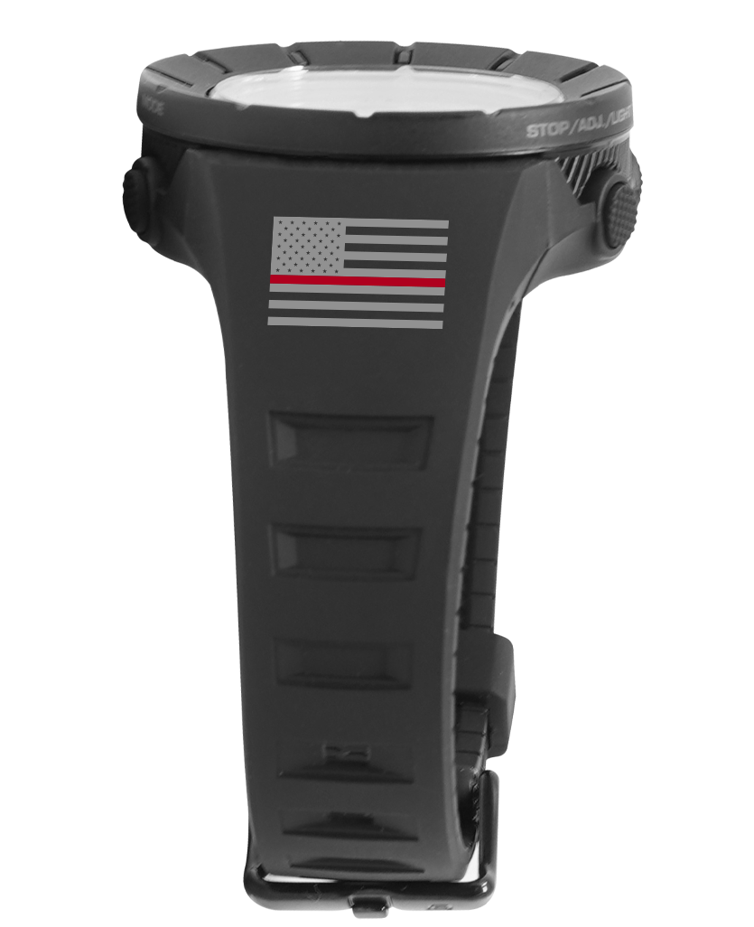 Firefighter Freedom Edition Phantom Black Coliseum Fit™ Forum Watch Rockwell Time