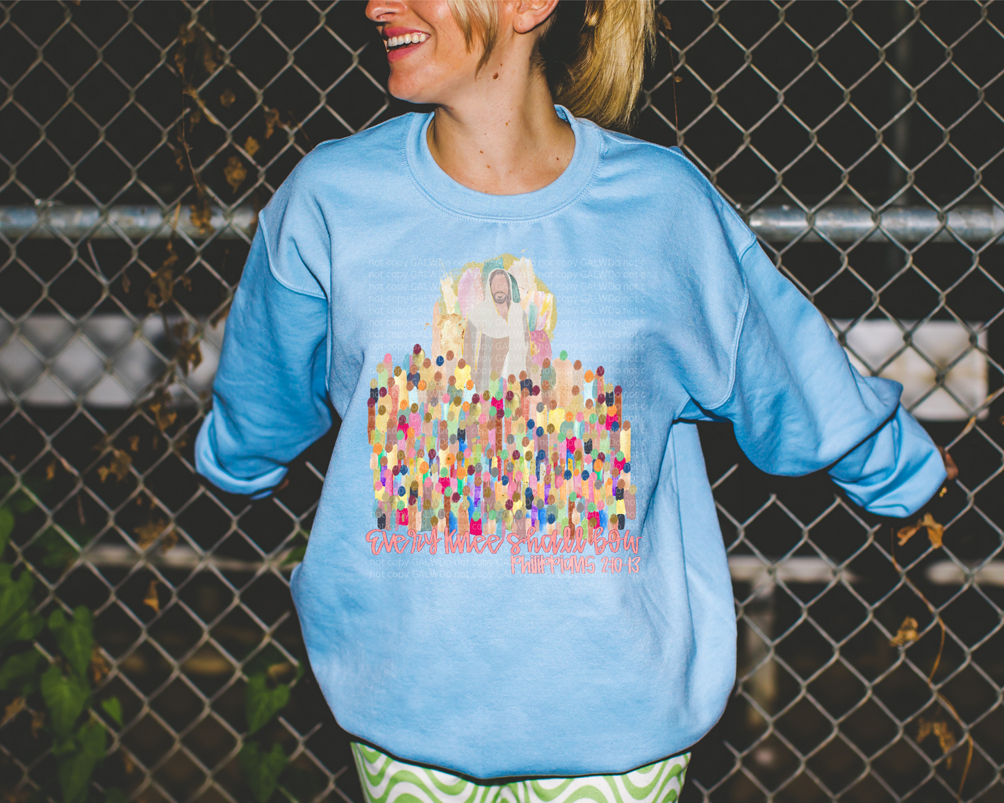 Every Knee Shall Bow Pastel Edition Tee or Sweatshirt