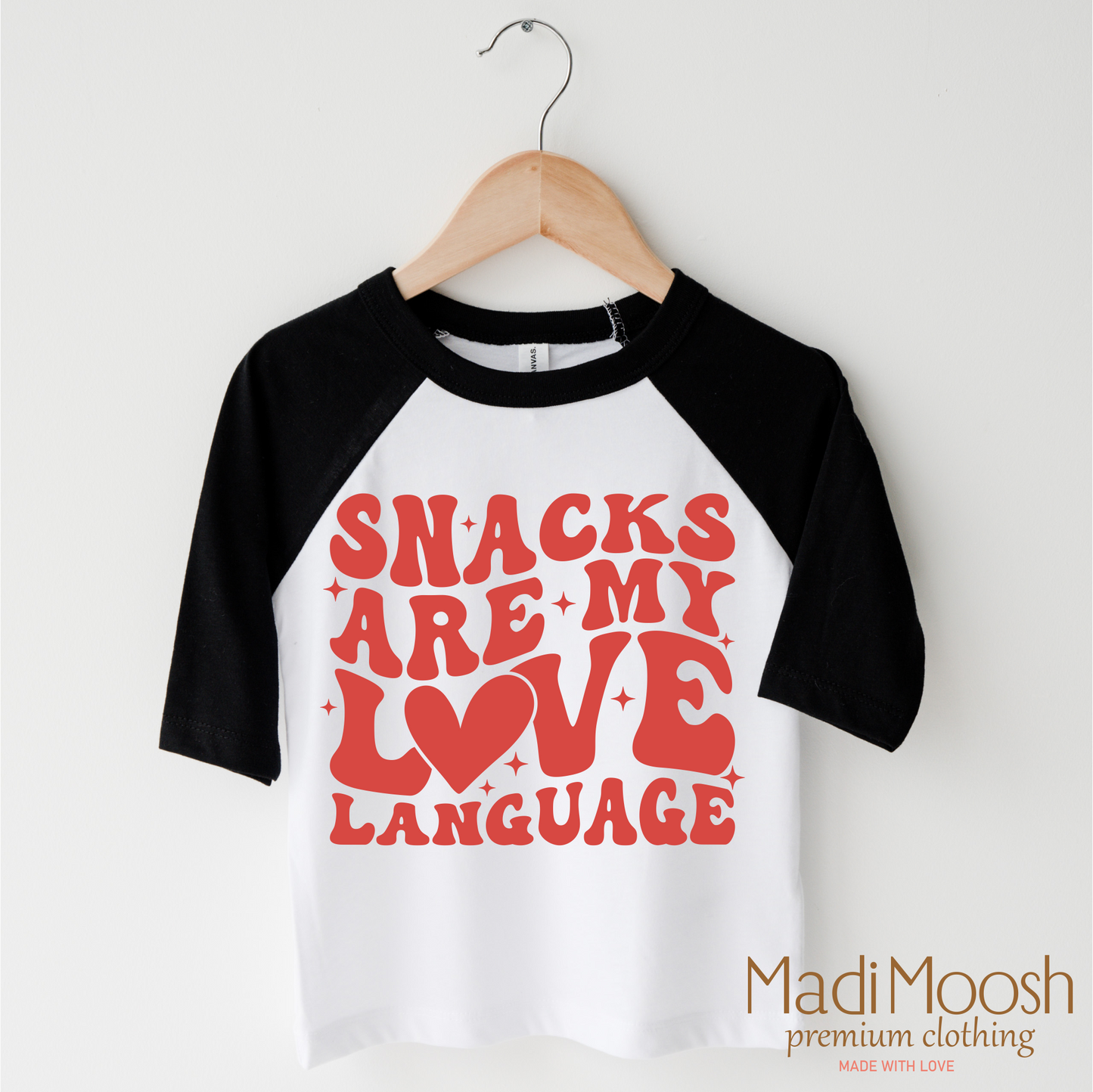 Snacks Are My Love Language Valentine's Day Shirt - Valentine's Tee