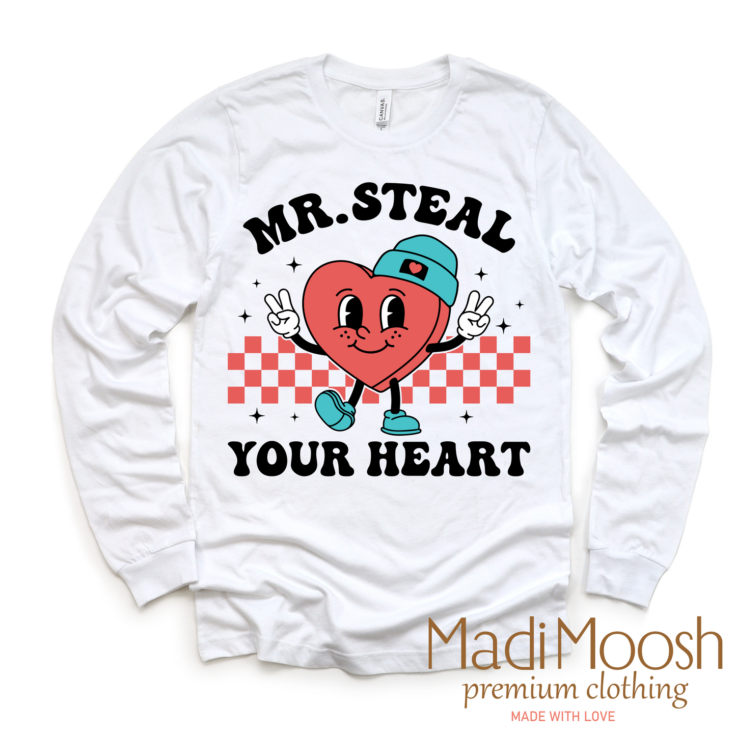 Mr. Steal Your Heart Valentine's Day Shirt - Valentine's Tee