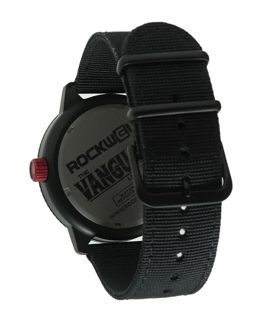 Vanguard Black Tactical Watch Rockwell