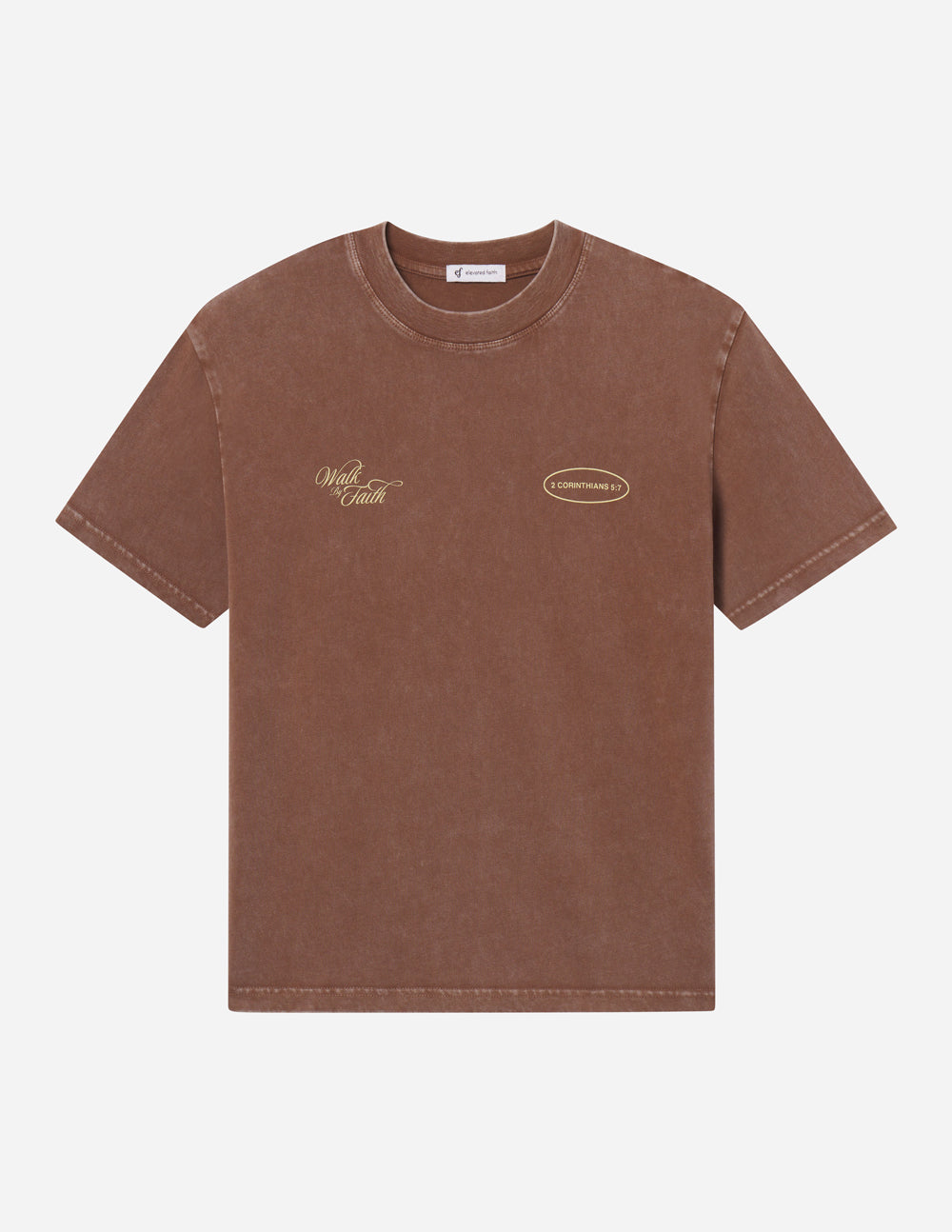 Walk by Faith Oversized Unisex Tee
