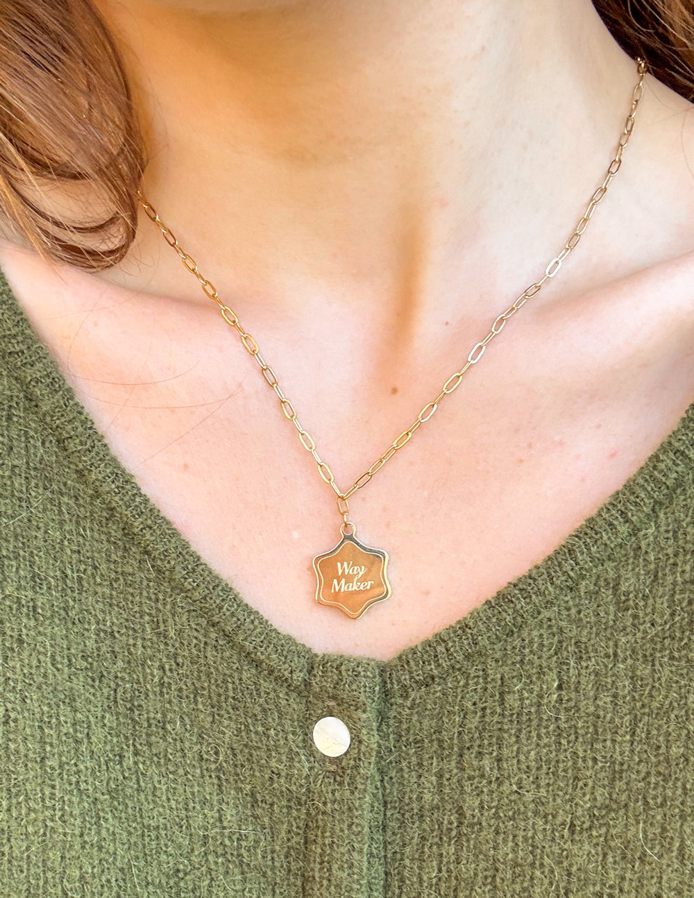 Way Maker Necklace Simple Faith Necklace