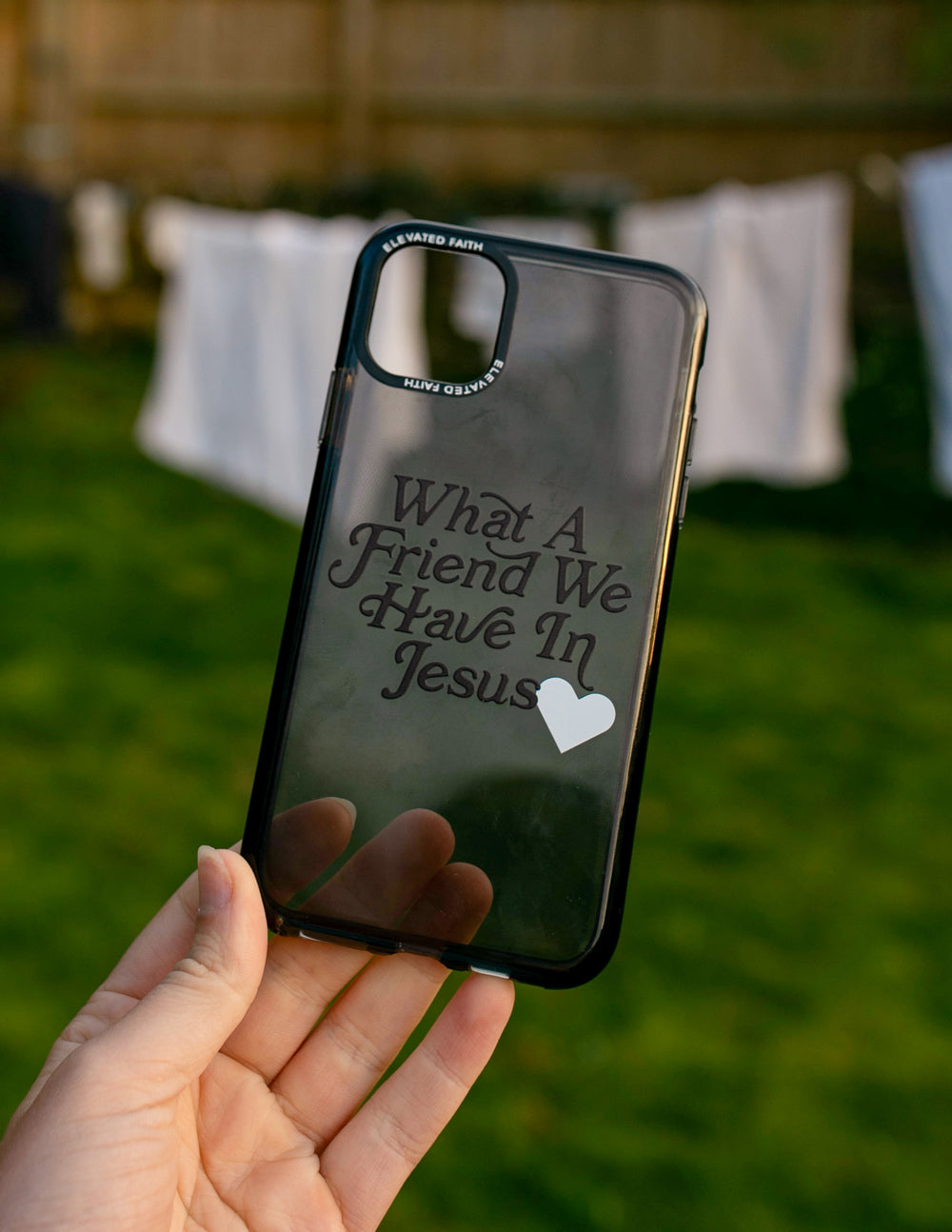 What a Friend in Jesus Durable iPhone Phone Case