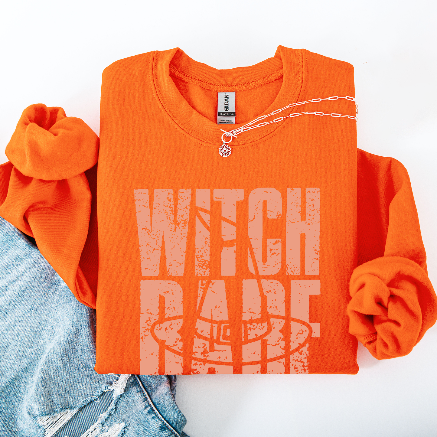 Halloween Mood Vibes Sweatshirt Witch Babe Refinery Number One