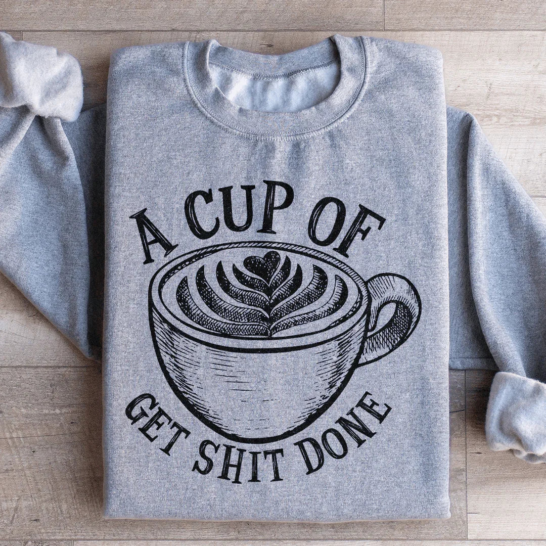 Get It Done Sweatshirt Ultra-Soft Casual Wear Peachy Sunday