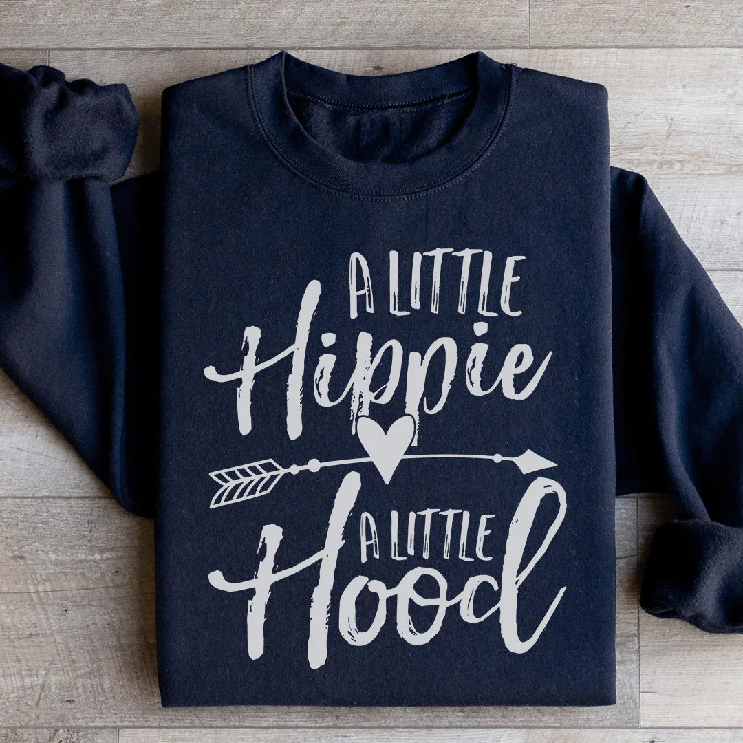 A Little Hippie A Little Hood Cozy Sweatshirt Peachy Sunday