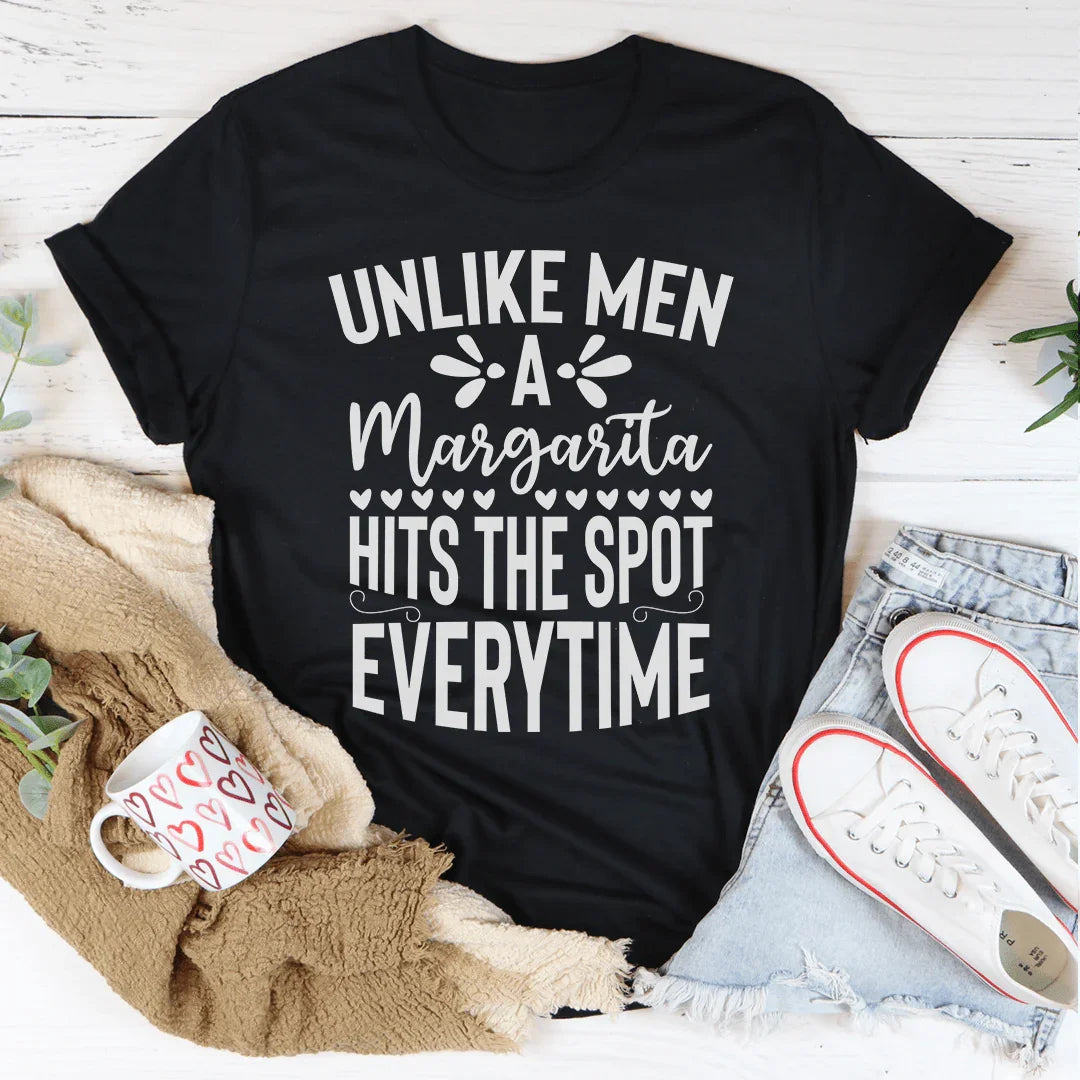 A Margarita Hits The Spot Everytime Soft Cotton Tee Peachy Sunday