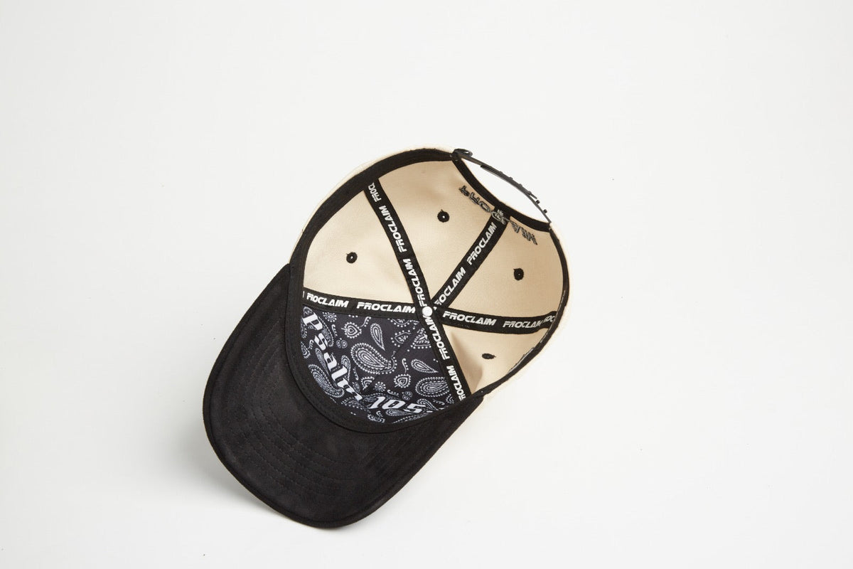 Cadillac Suede Brim Snap-Back 5-Panel Cap Adjustable God's Work