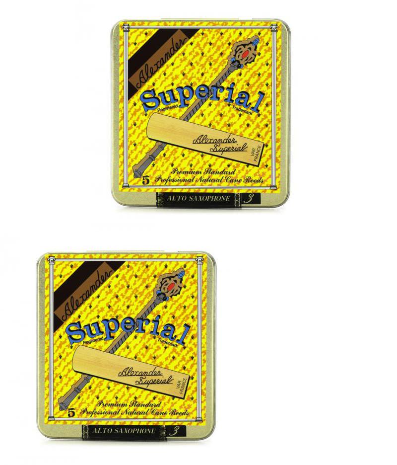 Alto Saxophone Reeds Strength 3.0 5-pack Alexander Reeds Superial
