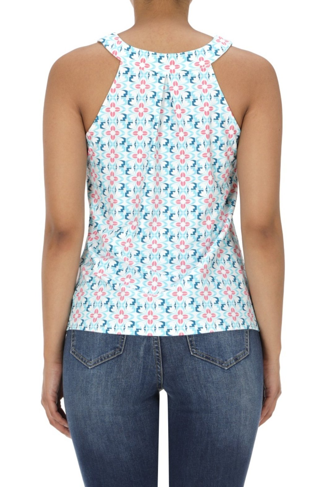 Sky/blue Sleeveless Top