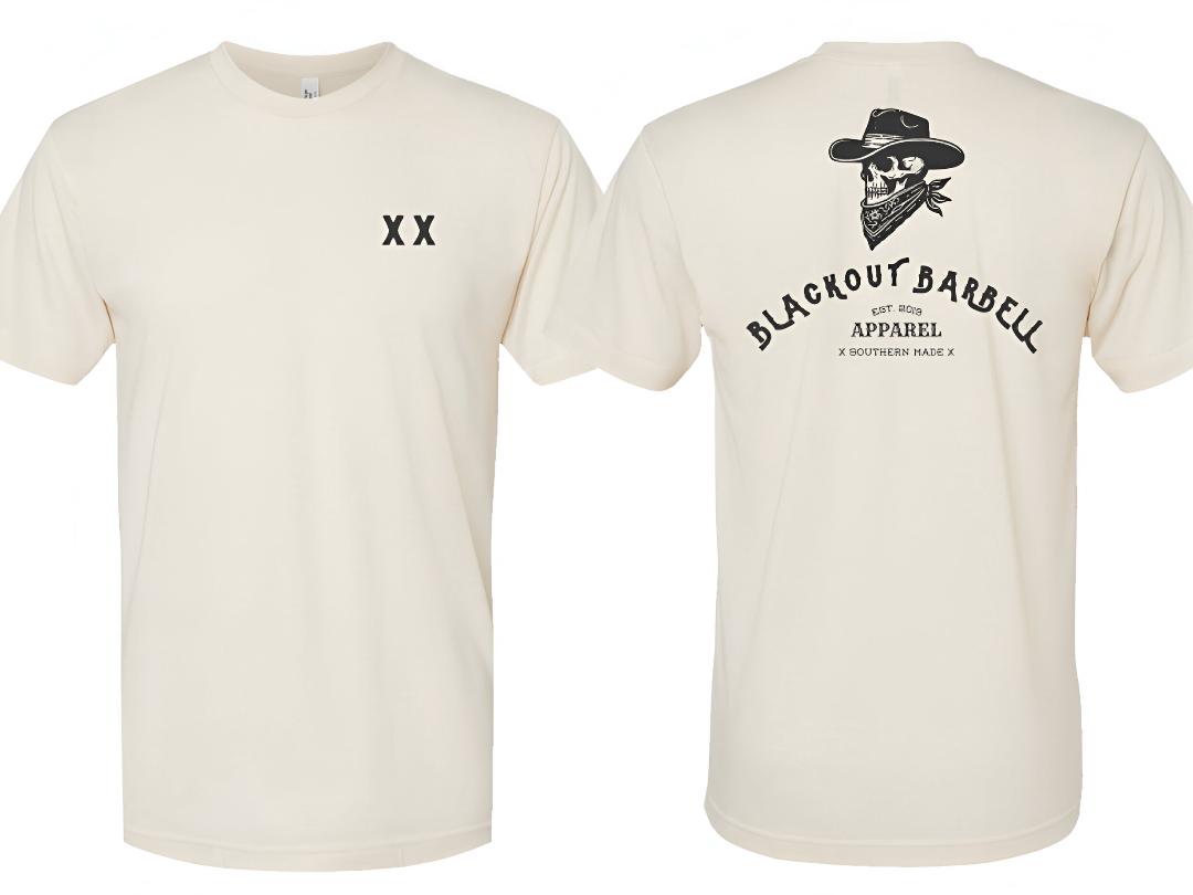 Desperado Soft Tri-Blend Tee BLACKOUT BARBELL