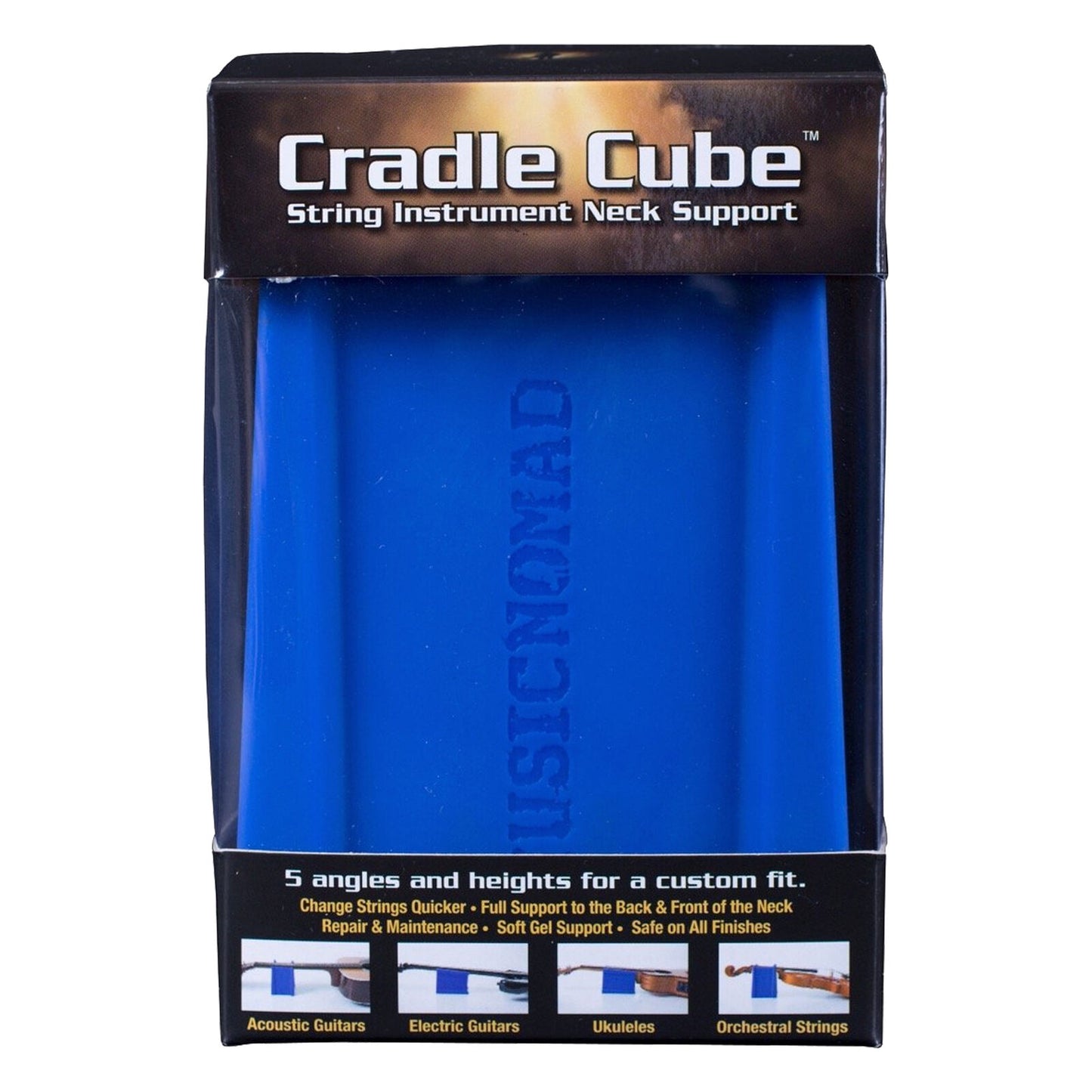 Music Nomad Soft Gel Cradle Cube String Instrument Neck Support MN206