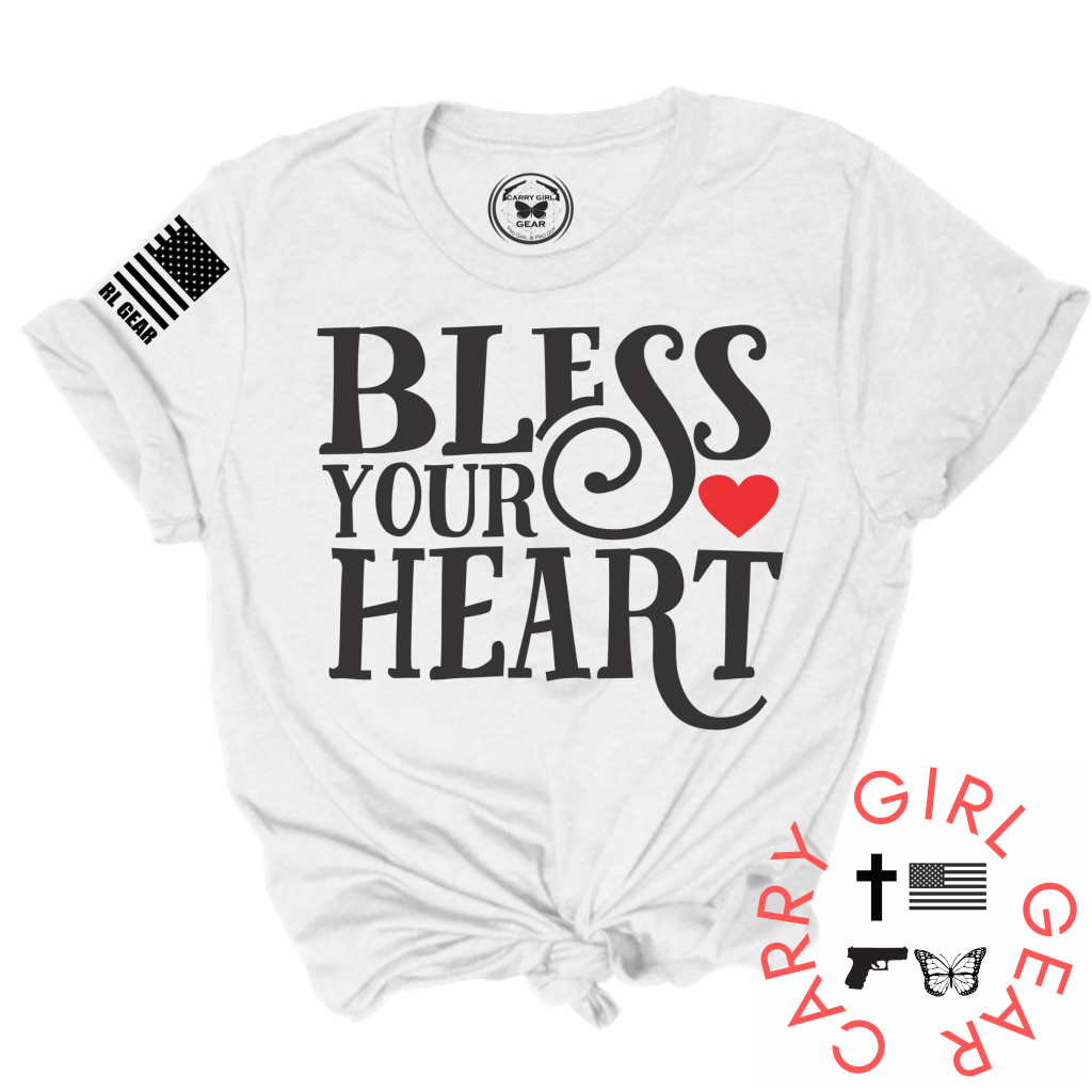 Bless Your Heart Soft Lightweight Tee Carry Girl Gear