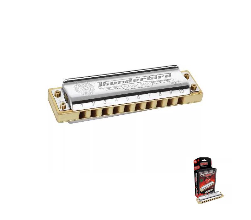 Hohner Marine Band Thunderbird Harmonica - Key of Low D - New