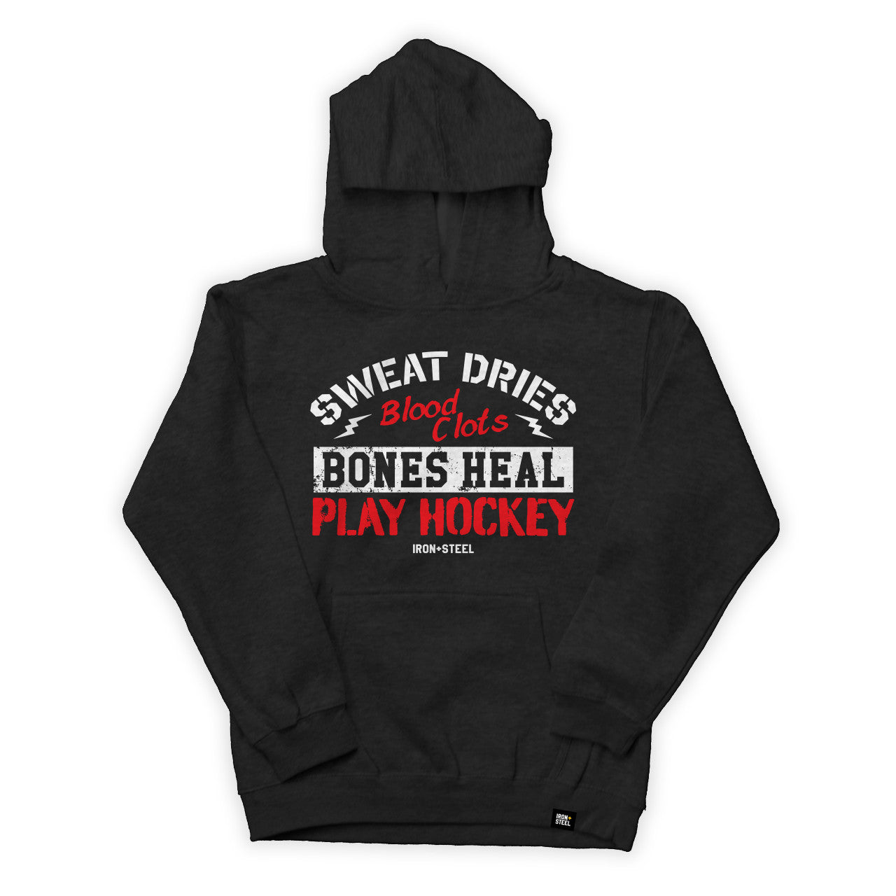Bones Heal Hockey Youth Hoodie Mid-weight Unisex Kids