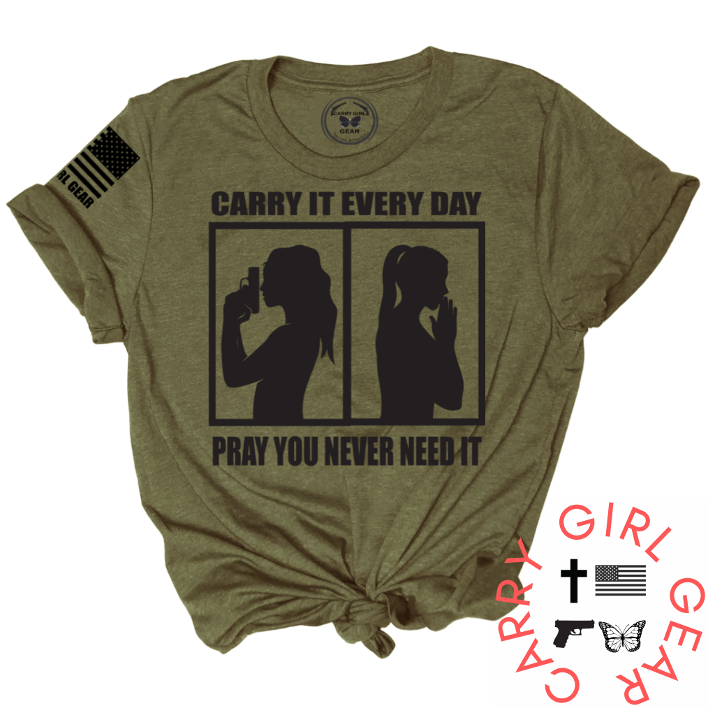 CARRY & PRAY 100% Cotton Tee