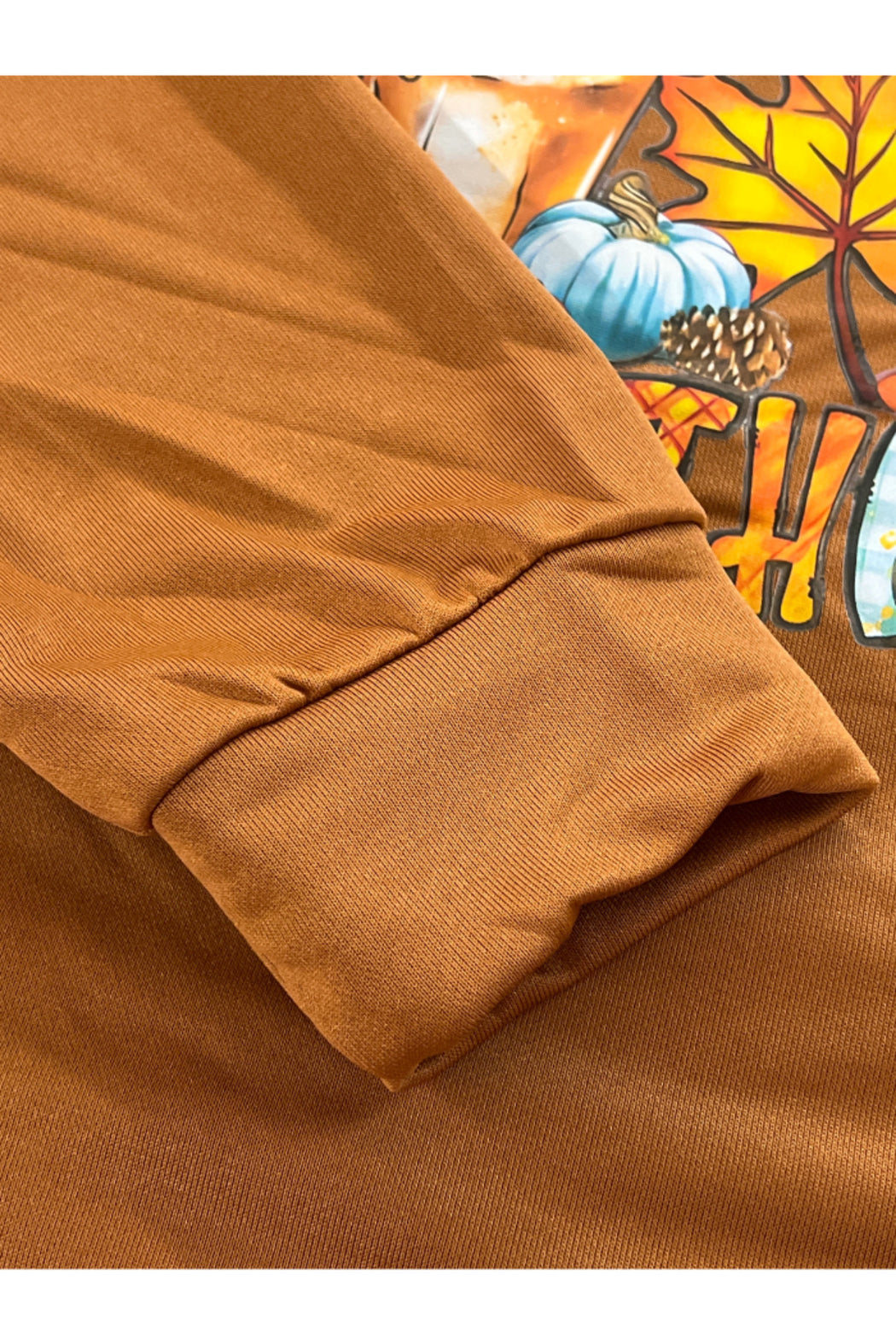 Casual Halloween Pumpkin Print Sweatshirt