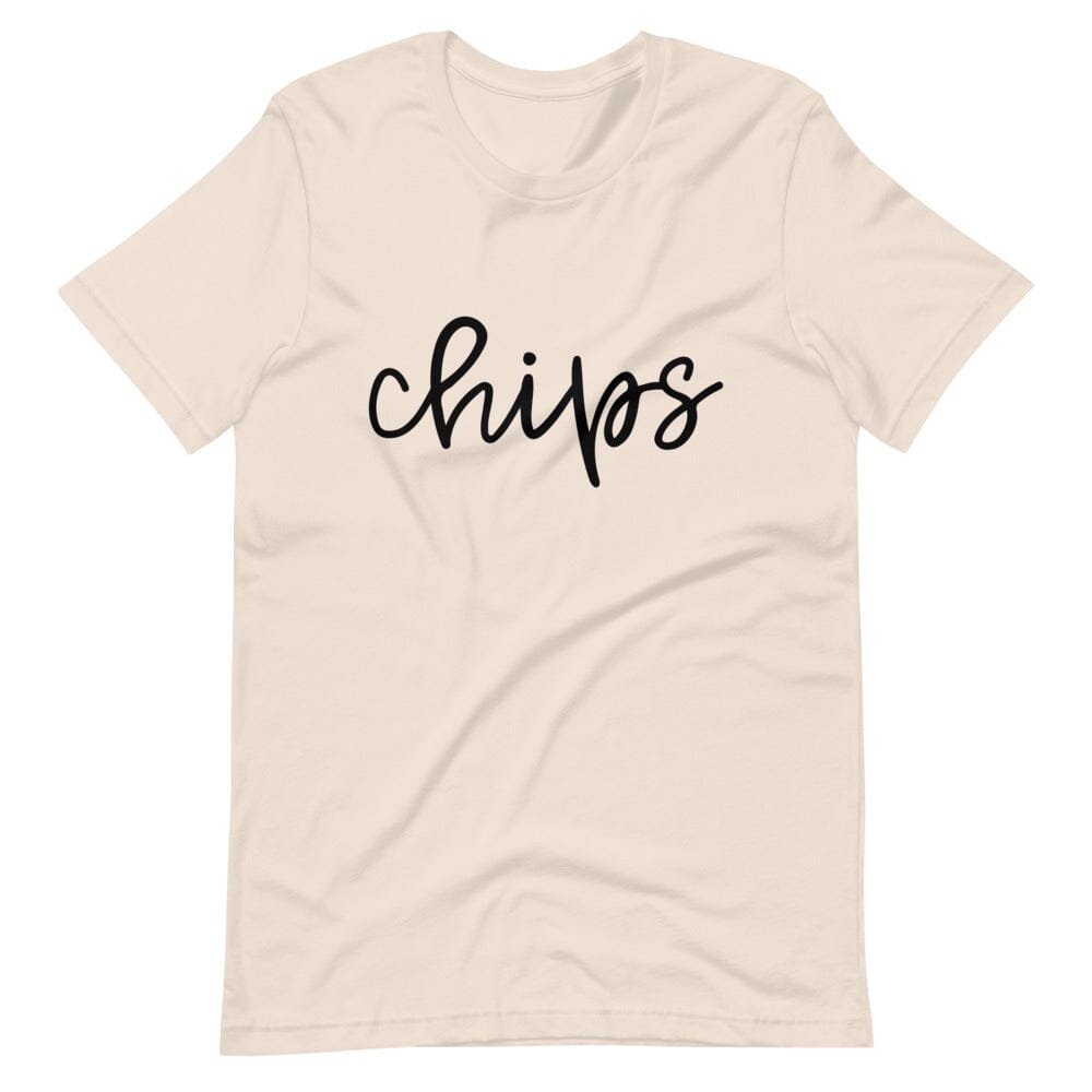 Chips Tee Comfortable Unisex T-Shirt Adorb Custom Tees