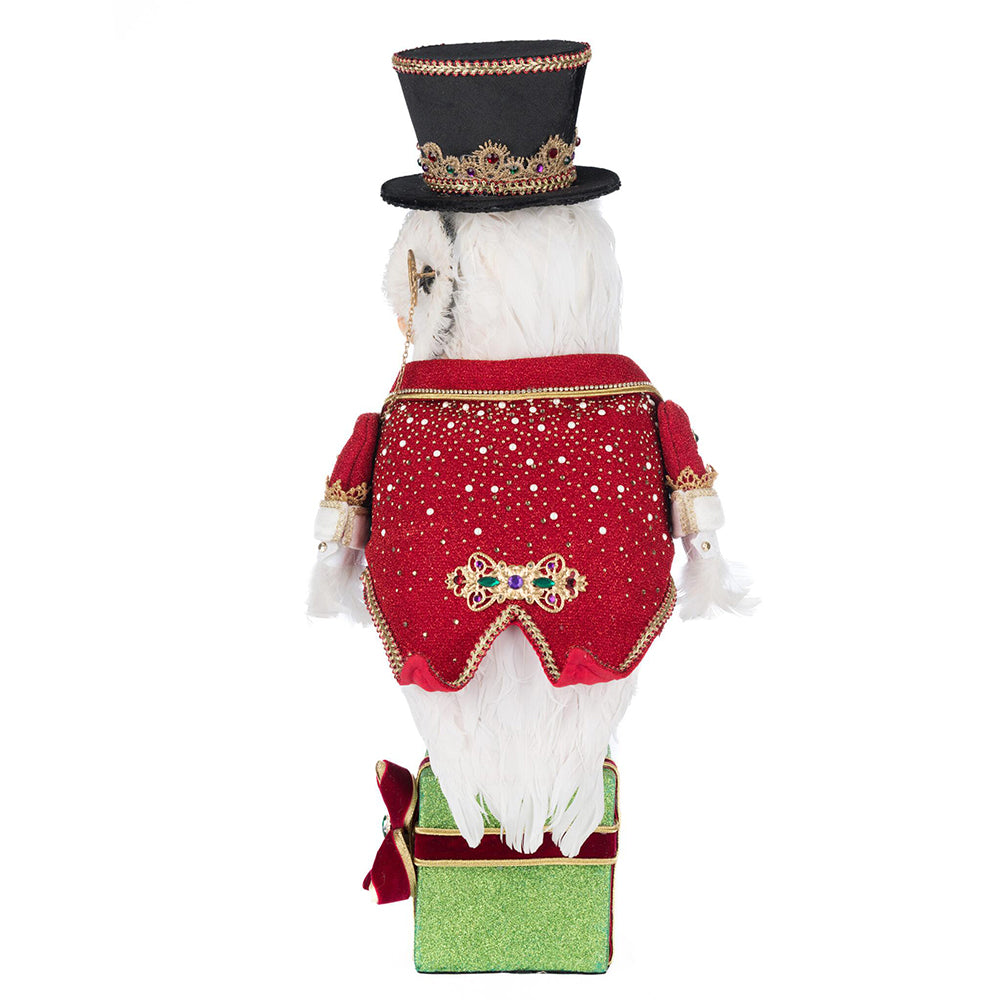 Christmas Ball Owl Tabletop Decoration 19.5 Inch Katherine's Collection