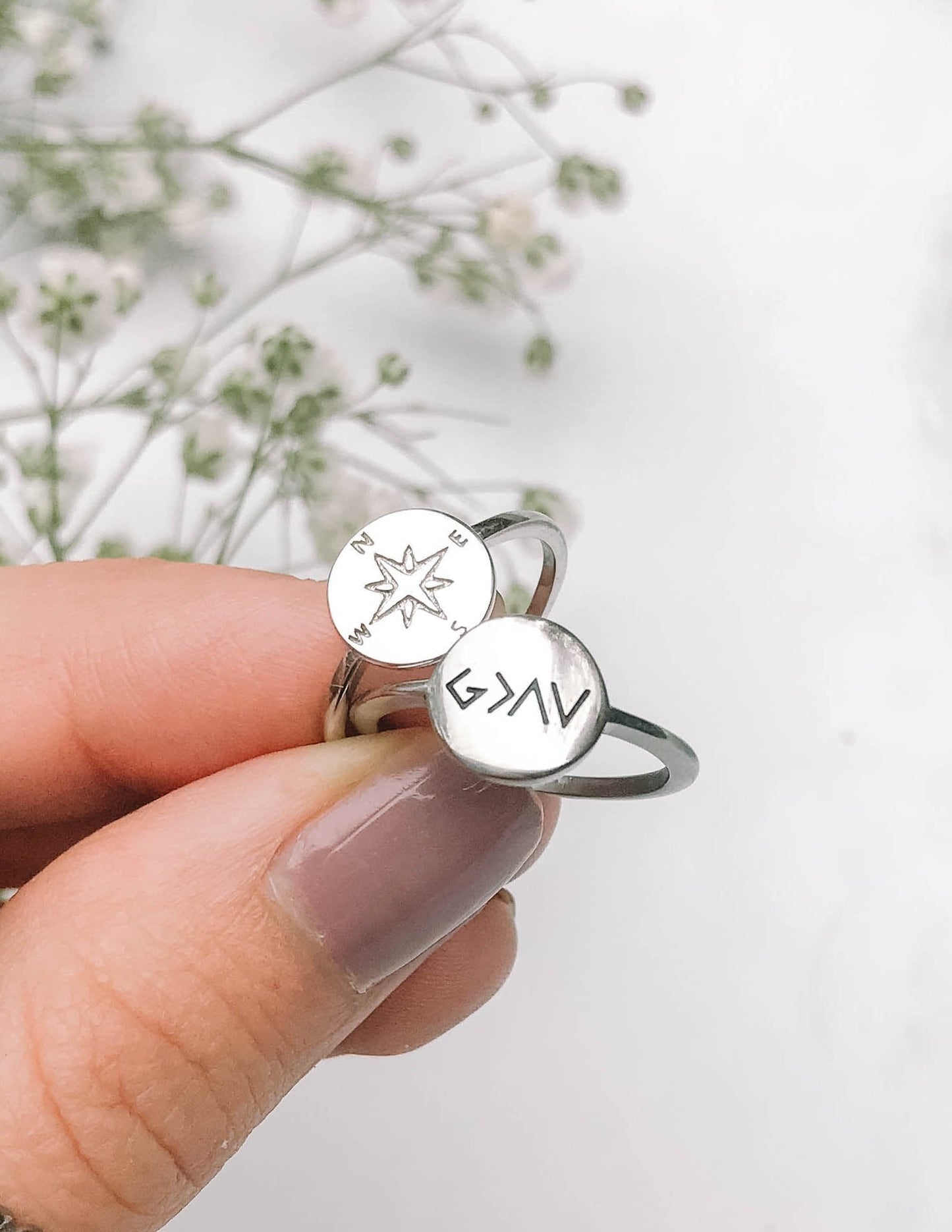 Compass Ring Inspirational Jewelry Elevated Faith