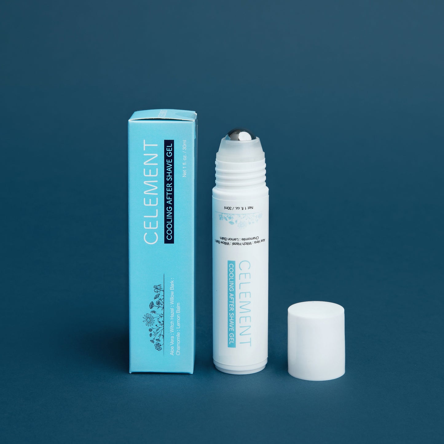 Cooling After Shave Gel Natural Roll-On Formula