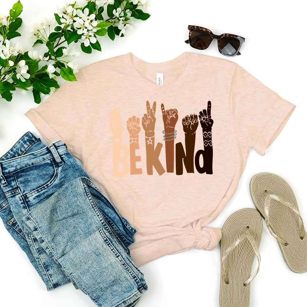 Be Kind T-Shirt – Positive Message Graphic Tee for Everyday Wear