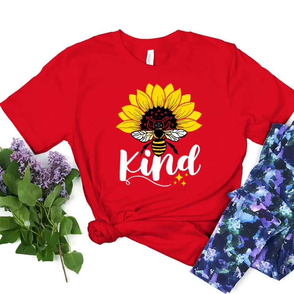 Bee Kind Sunflower Comfortable Be Kind Tee
