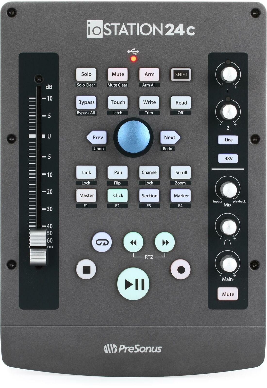 PreSonus USB-C 24-bit 192 kHz Audio Interface and Production Controller