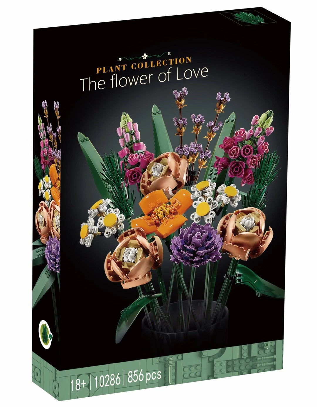 Flower Arrangement Assembling Building Block Toy