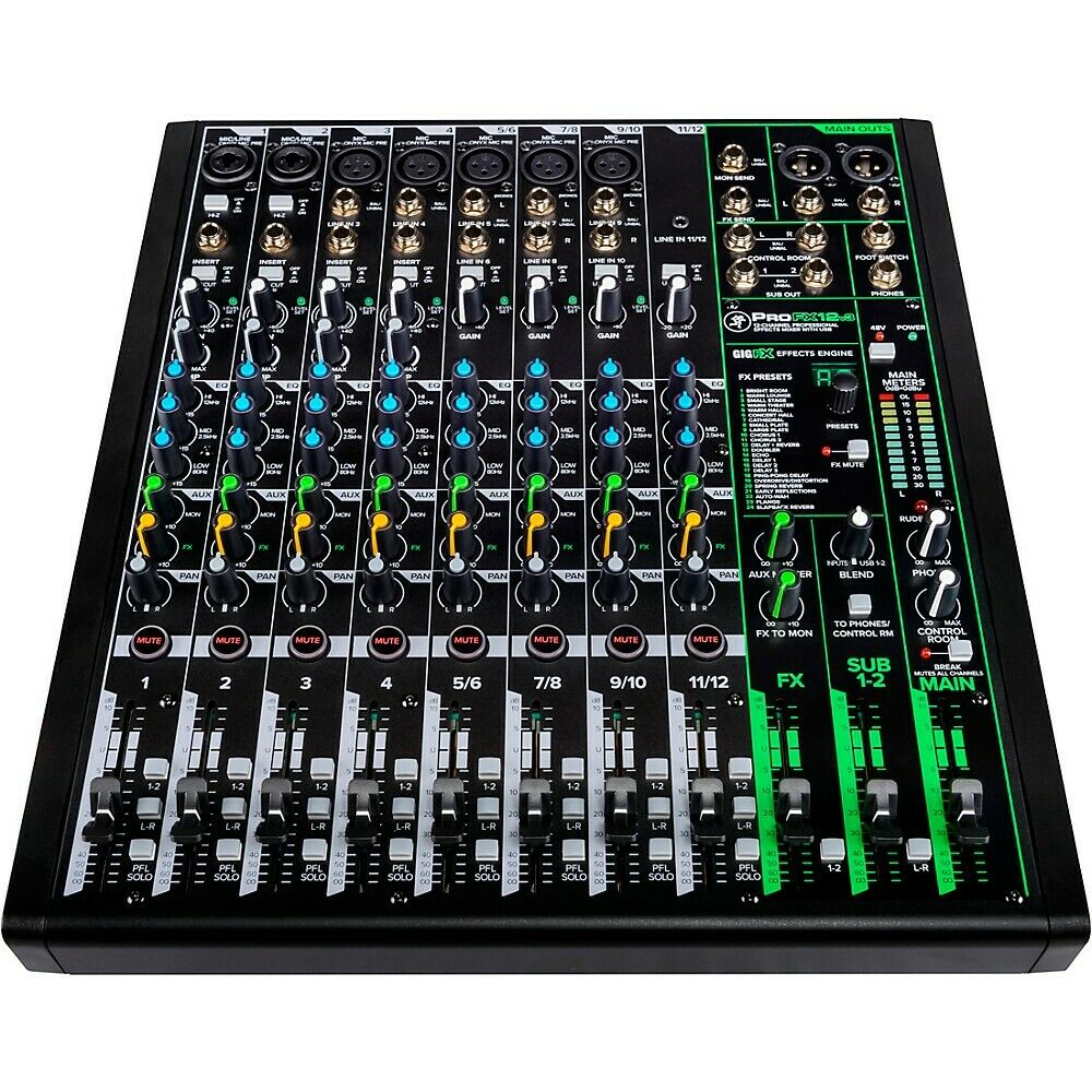 Mackie ProFX12v3 12-channel Mixer with USB and Effects