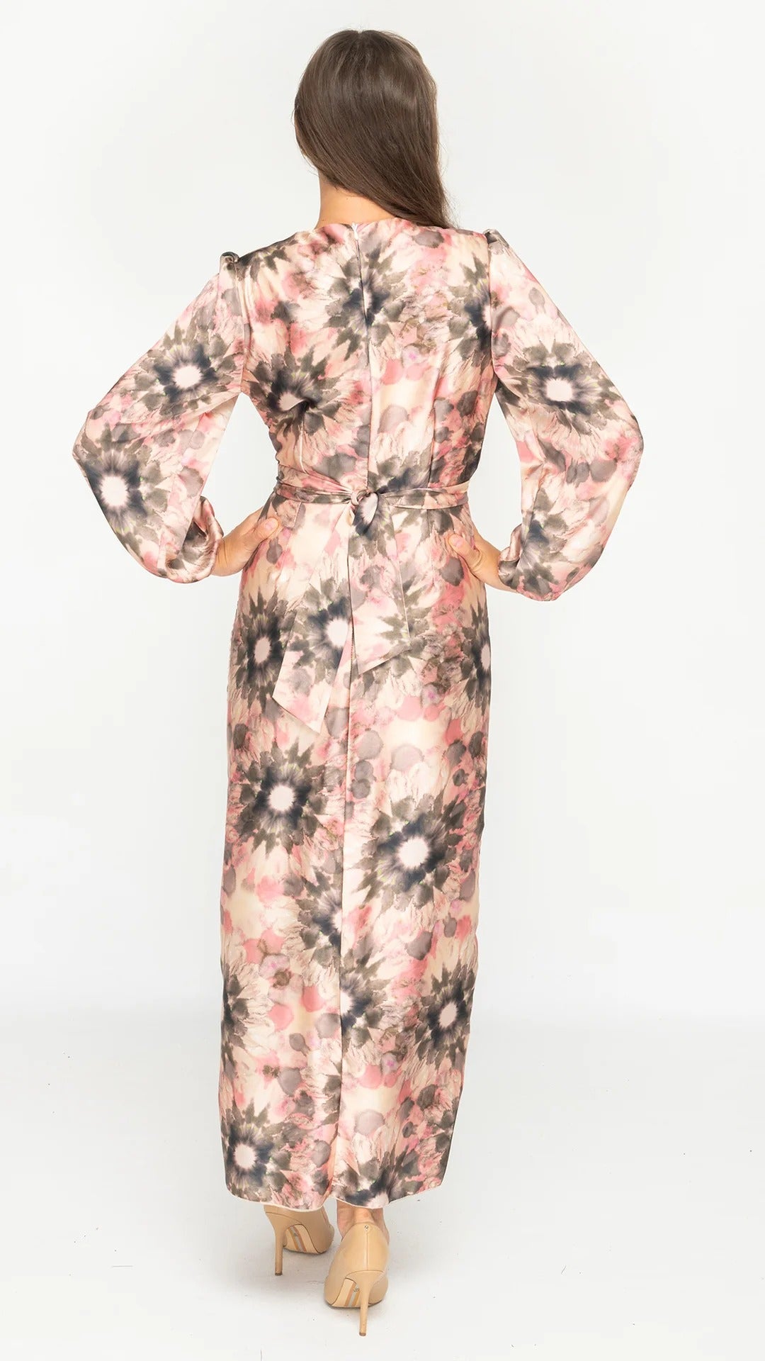 Satin Wrap Lightly Lined Wrap Dress Unique Boutique