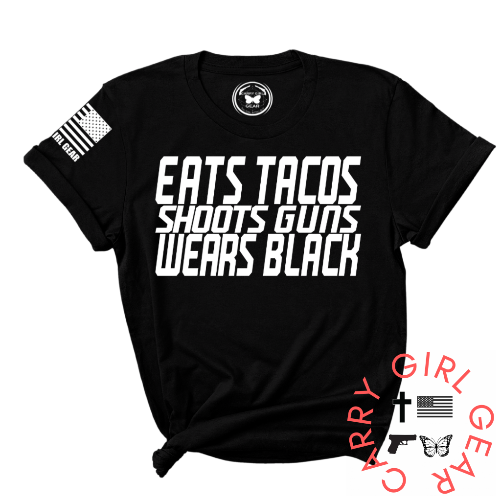 EATS TACOS Soft Cotton Tee Unisex and Women's Cut