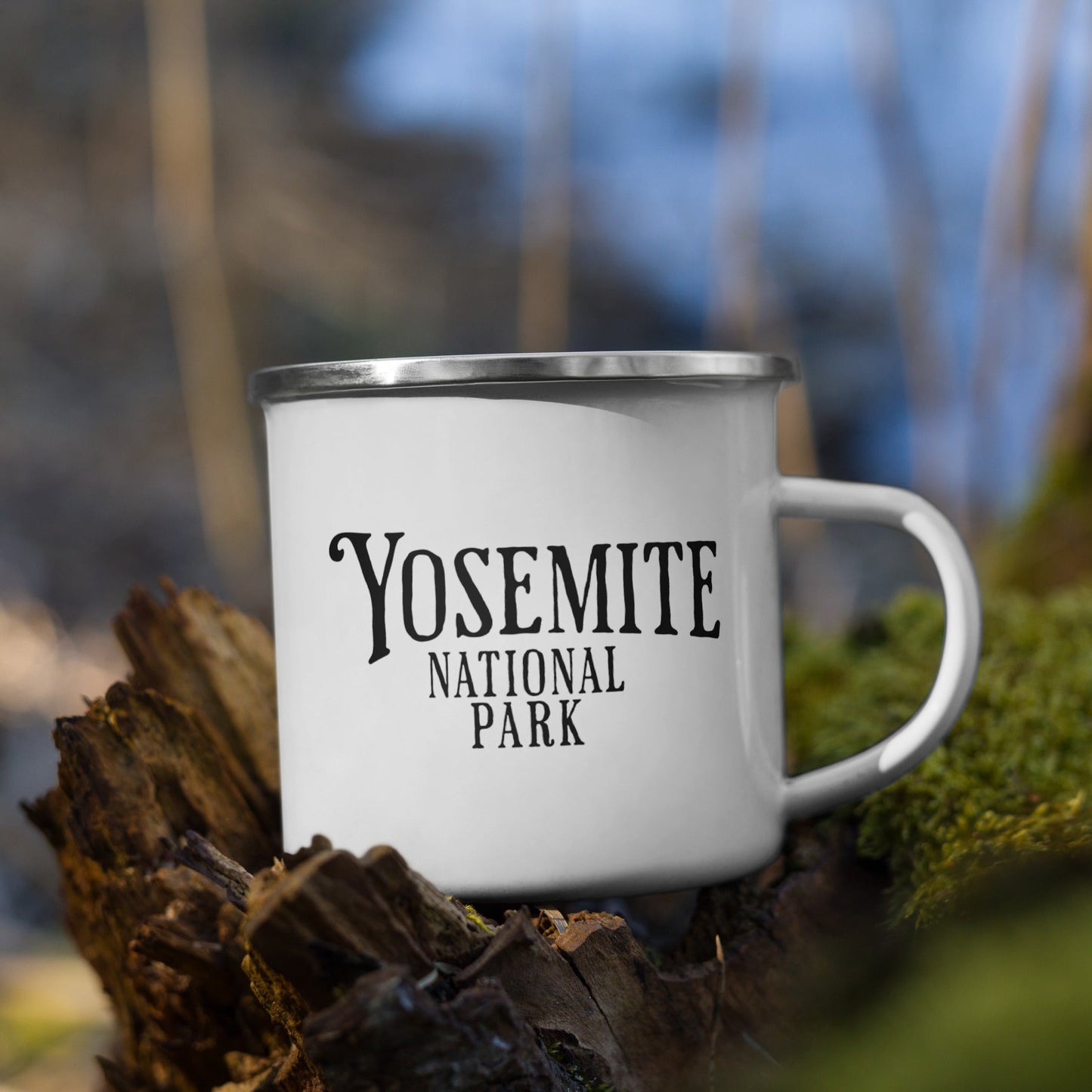 Yosemite Valley Bear Durable Camp Mug National Park Cup