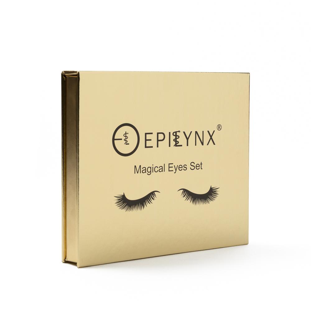 False Eyelashes No Glue Black Eyeliner and Lashes Kit EpiLynx