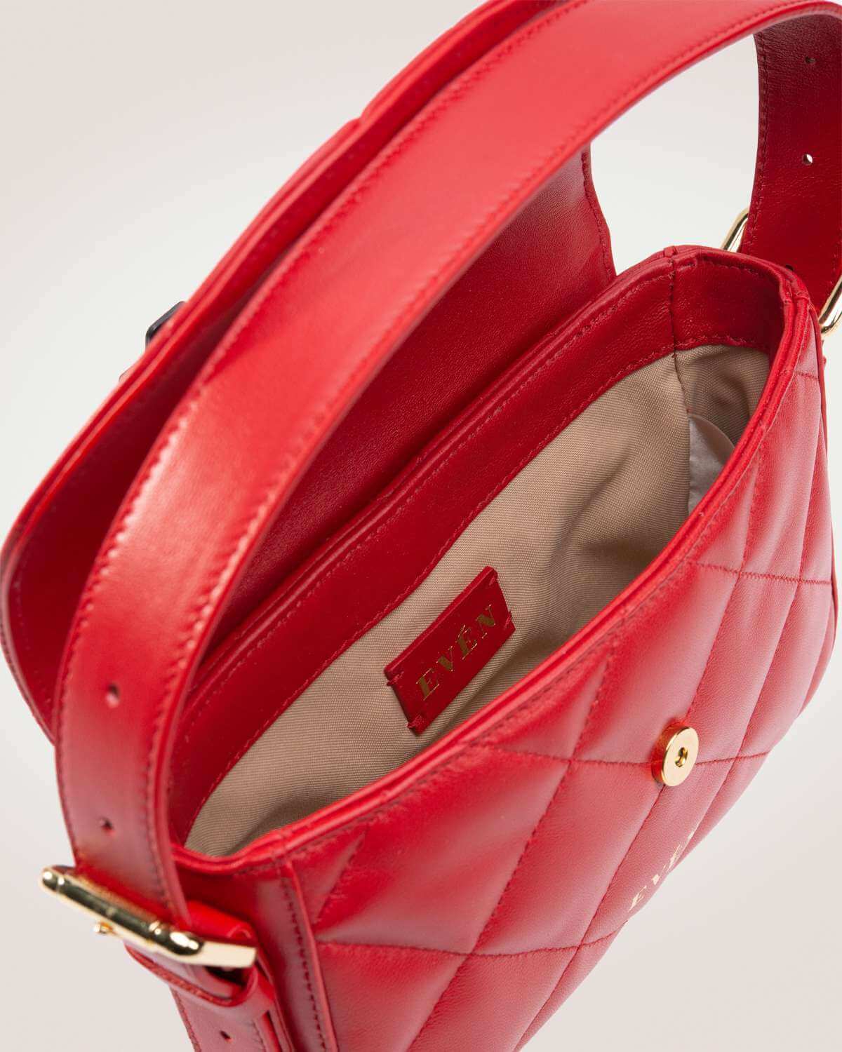 Red Mini Baguette Bag Kate EVÉN