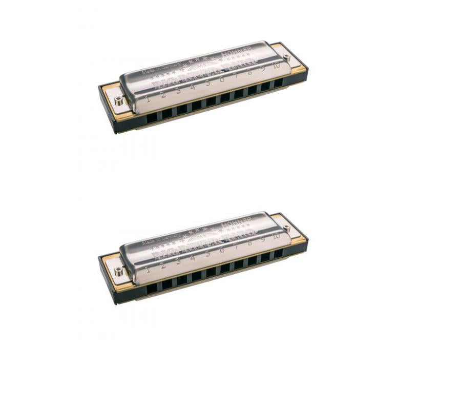 HOHNER Big River Harp Pro Diatonic Harmonica 3 Pack