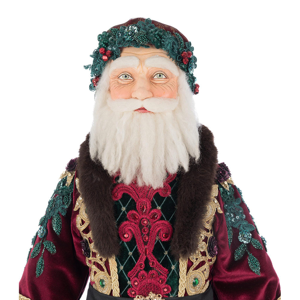 Father Nicolas Balsam Doll Winter Decor 34.5 Inch Katherine's Collection