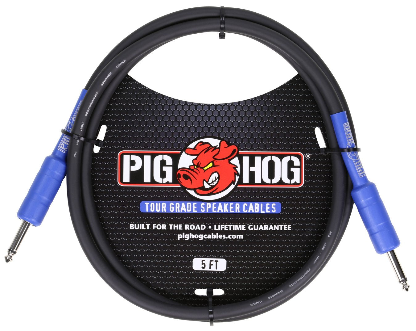 9.2mm Gauge Wire Speaker Cable 5 Ft 3 Pack Pig Hog PHSC5