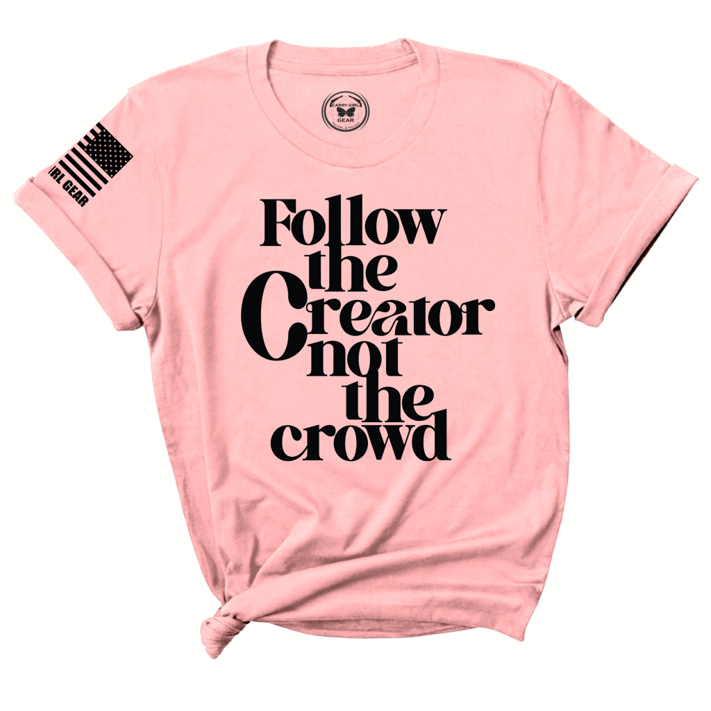 FOLLOW True to Size Women’s and Unisex Cut Tee Carry Girl Gear
