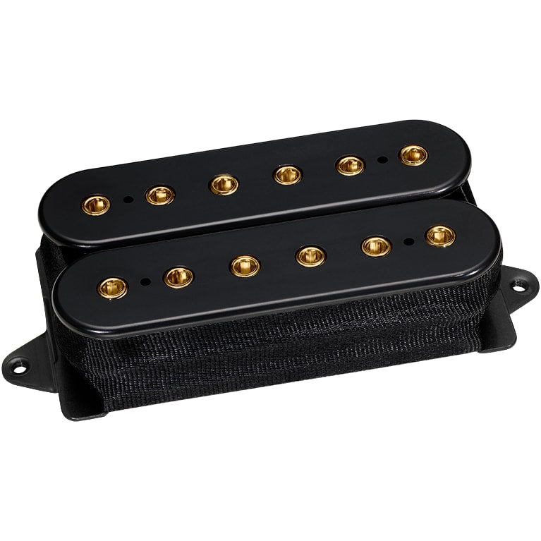 DiMarzio DP159 EVOLUTION Bridge Humbucker Pickup F-Spaced Black Gold Pole