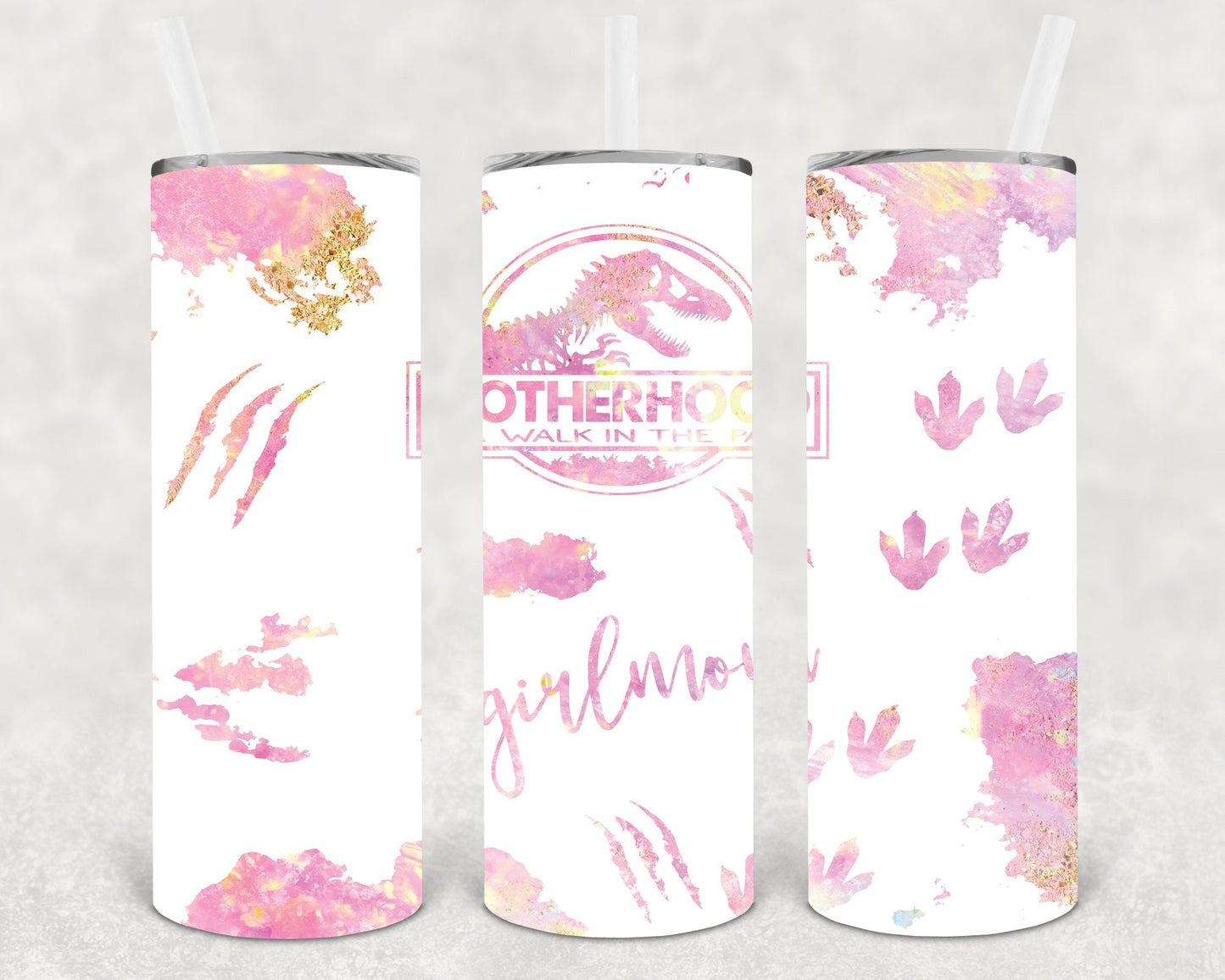 #girlmom 20 oz Skinny Tumbler