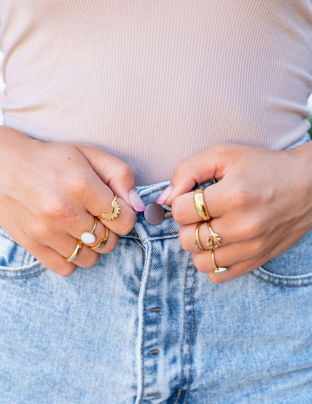 Gold Dome Starter Ring