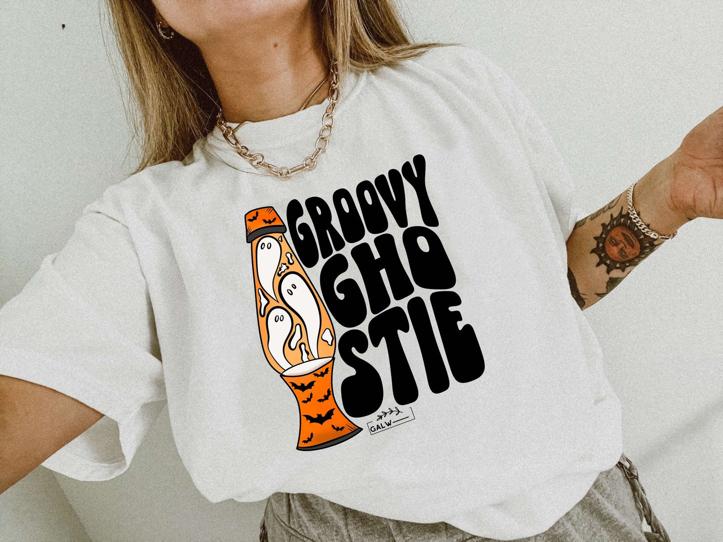 Groovie Ghostie Halloween Tee & Sweatshirt