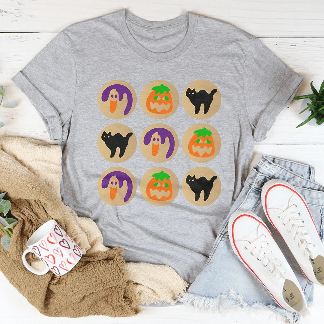 Halloween Cookies Tee Ultra-Soft T-Shirt Peachy Sunday