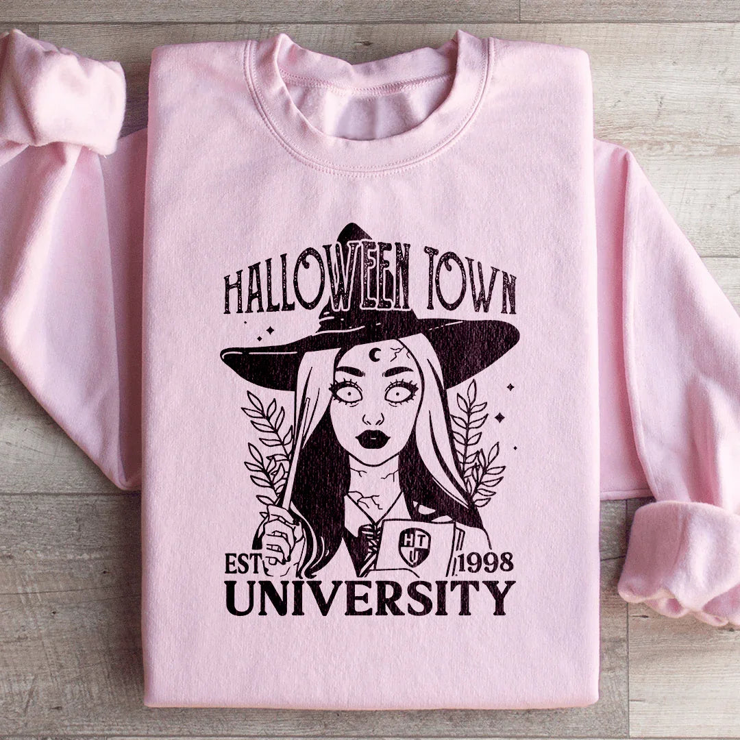 Halloween Town University Cotton Blend Sweatshirt