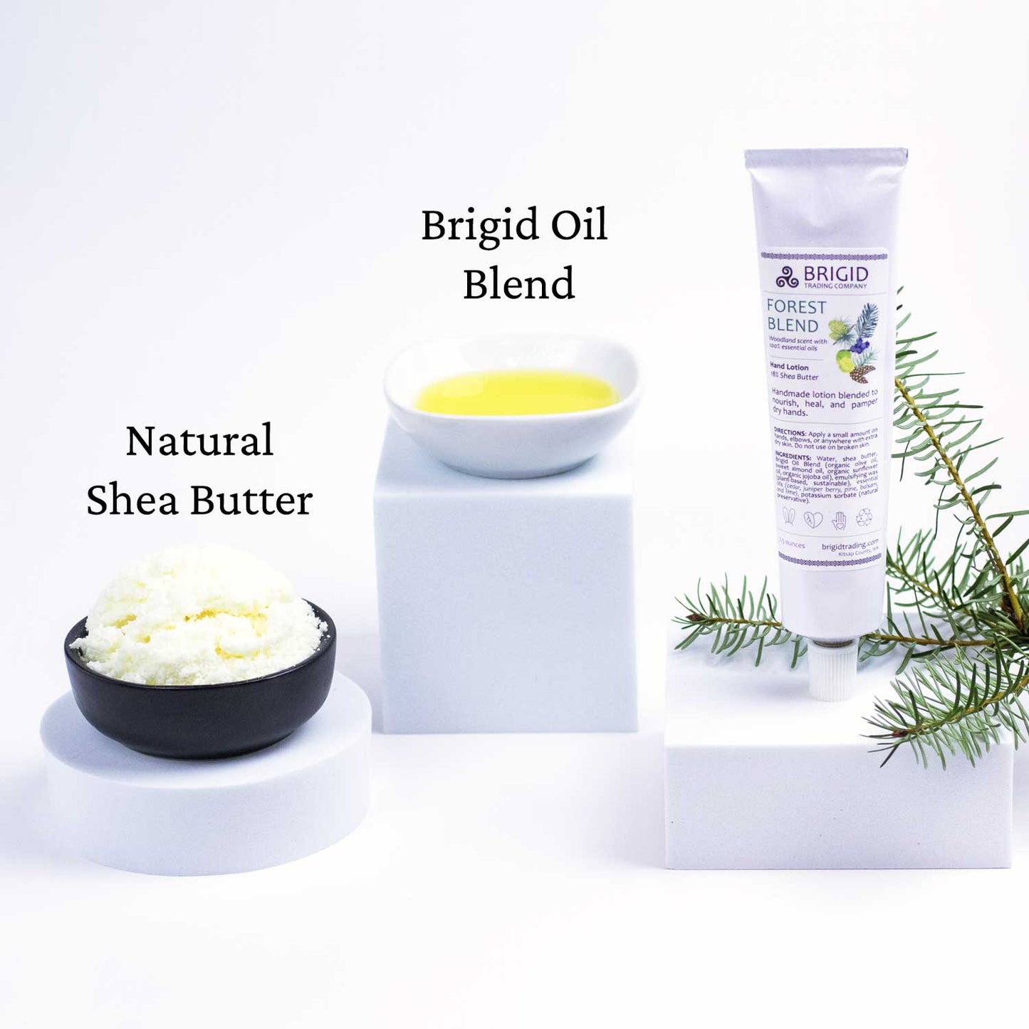 Forest Blend Natural Hand Lotion Juniper Pine Balsam Cedar Lime