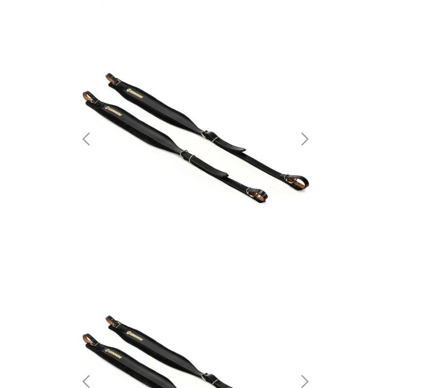 Adjustable Black Leather Accordion Strap ACC4 Hohner